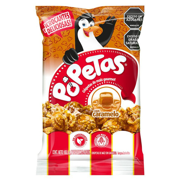 CRISPETAS POPETAS 170G CARAMELO